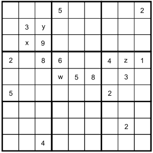 Jogo de Lógica Matemática Sudoku. Jogo Nº 181.