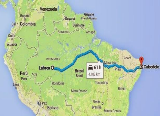 mapa BR-230 Trans-Amazônica Nordeste Amazônia – O Caminhante: Observatório  Urbano e do Transporte Coletivo