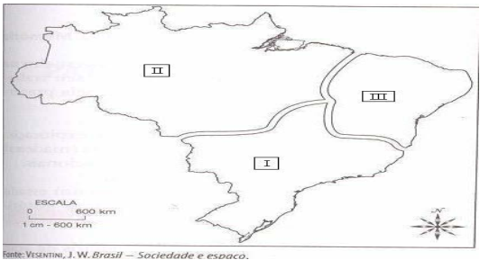 Questão O Brasil é um país de dimensões continentais e por isso há