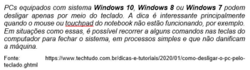 Imagem associada para resolução da questão