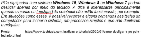 Imagem associada para resolução da questão